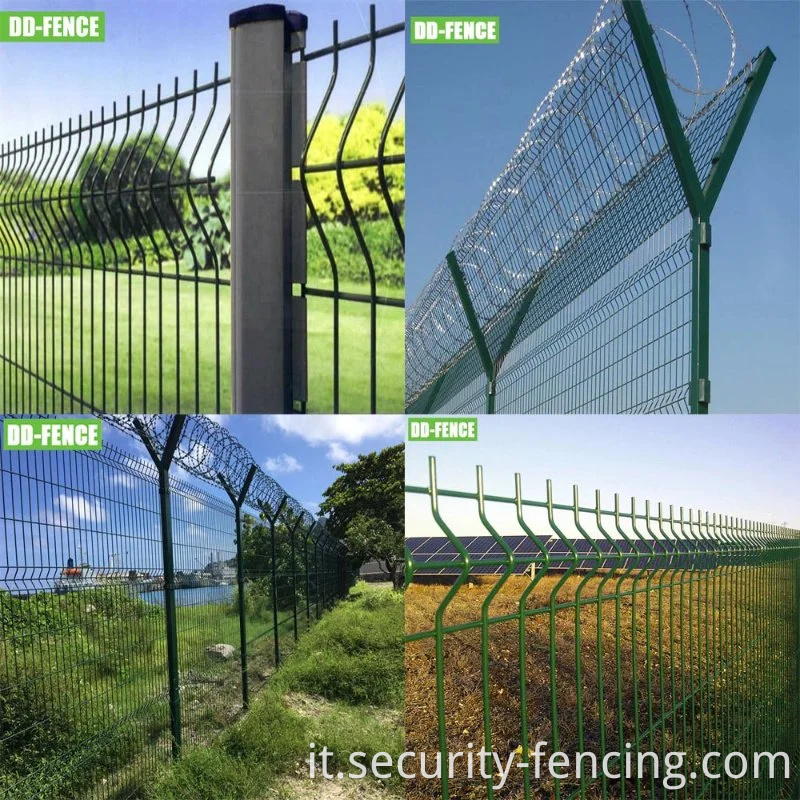 Fence del pannello a golf saldato in galvanizzato in metallo galvanizzato in pvc di alta qualità per la fattoria da giardino per la fattoria da giardino